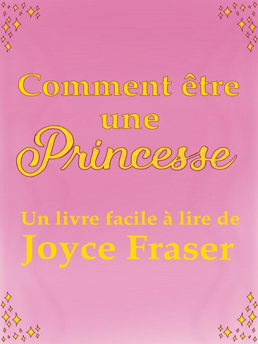 Title details for Comment être une princesse by Joyce Fraser - Available